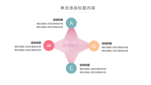唯美水彩爱心医疗护理护士竞聘PPT模板
