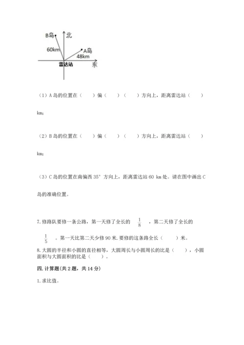 人教版六年级上册数学期末测试卷必考题.docx