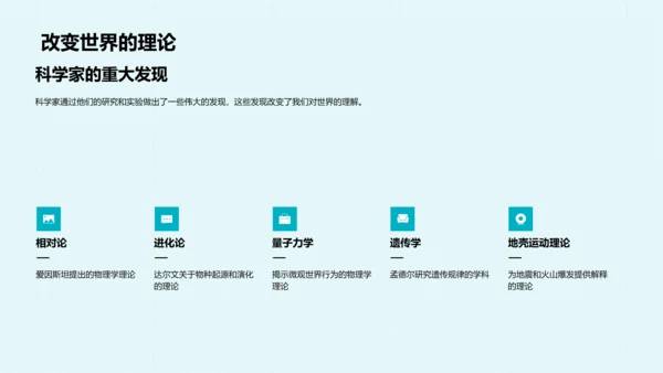 科学家故事教学PPT模板