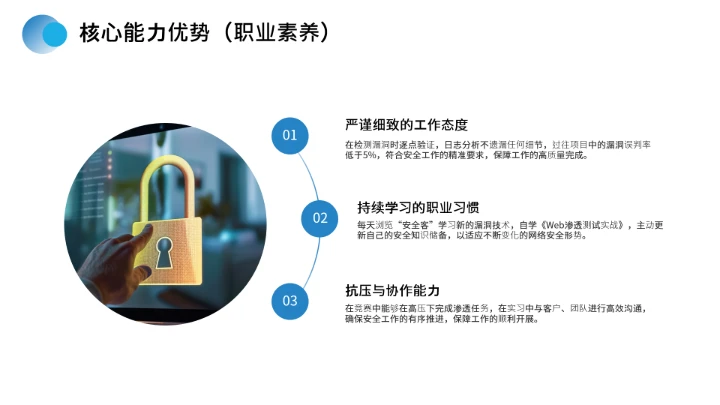 计算机科学与技术专业大学生求职综合能力展示职业生涯规划
