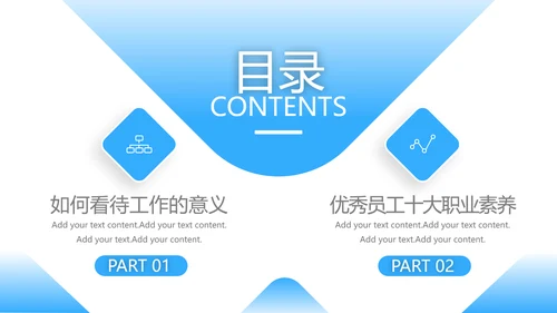企业员工职业素养培训课件PPT模板