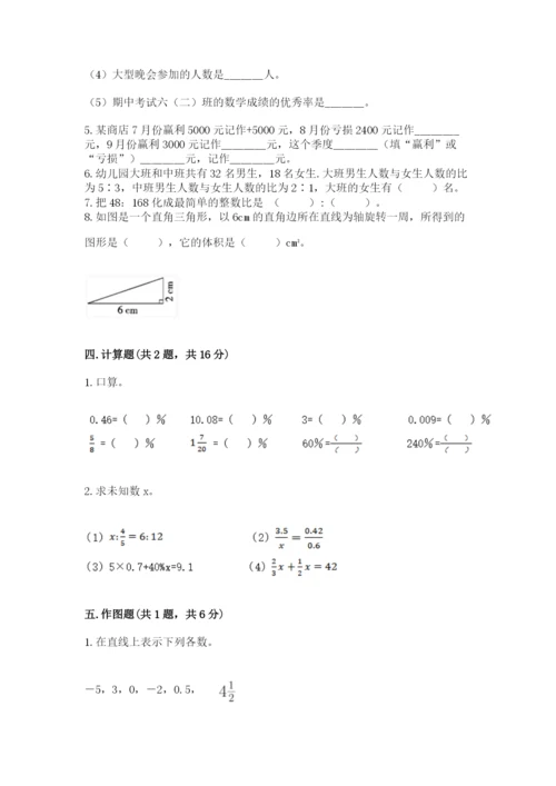 六年级下册数学期末测试卷及完整答案【各地真题】.docx