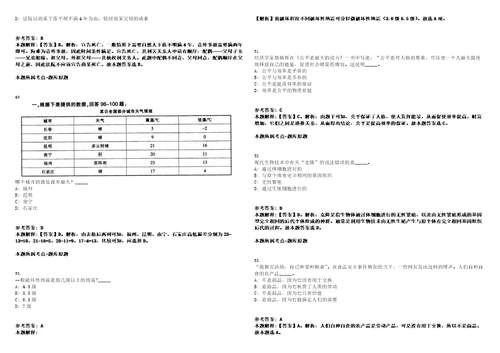 2023年05月2023年江西抚州市宜黄县卫健系统事业单位招考聘用高素质人才笔试历年高频试题摘选含答案解析