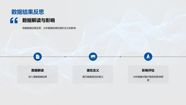 医疗数据月度报告PPT模板