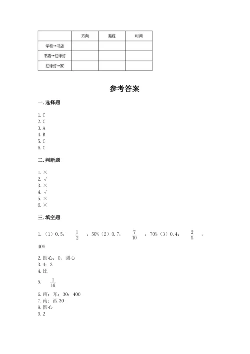 小学数学六年级上册期末考试试卷及参考答案【b卷】.docx