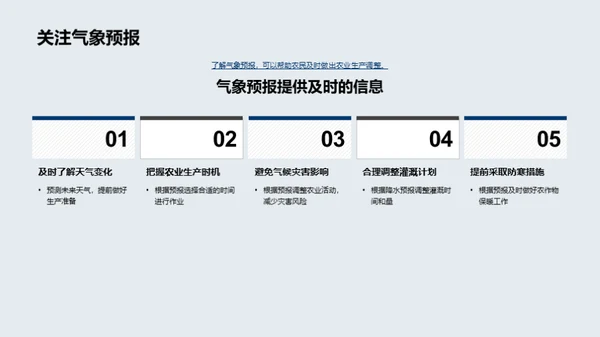 气象助力农业生产