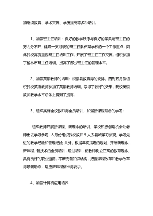 2021小学教师培训工作总结.docx
