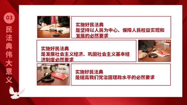 民法典普法宣传教育P通用PPT模板