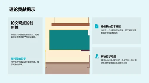 哲学论文答辩报告PPT模板