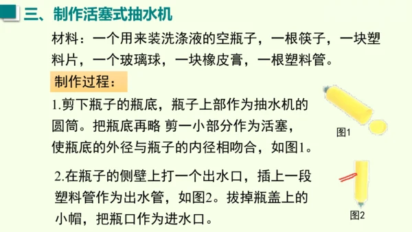 人教版（2024）物理八年级下册9.4 跨学科实践：制作简易活塞式抽水机课件（23张PPT)