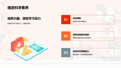 科学复习课程PPT模板