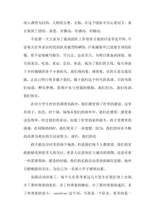 采访社会实践心得体会五篇.docx