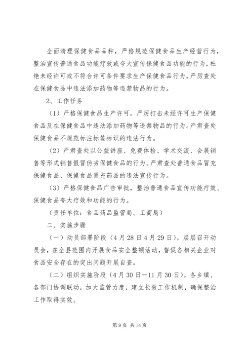 滥用食品添加剂整顿工作计划 (2).docx