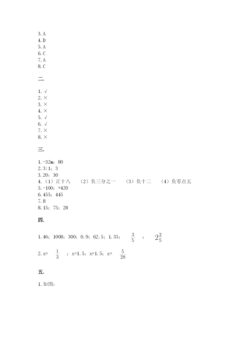 辽宁省【小升初】小升初数学试卷含答案【达标题】.docx