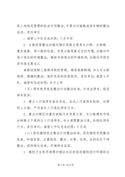 街道市容环境整顿指导方案.docx