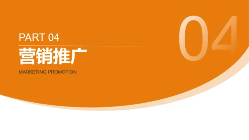 橙色商务风电商直播PPT模板