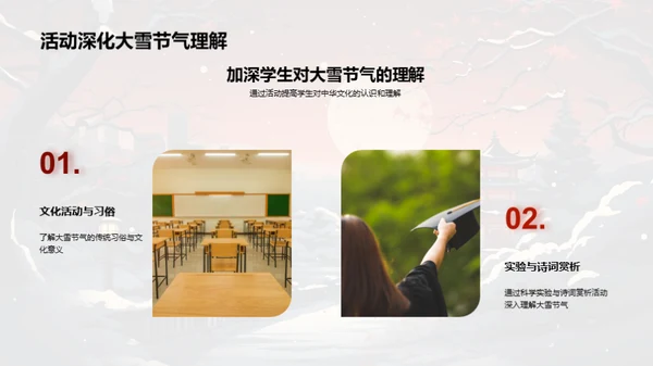大雪节气的校园文化