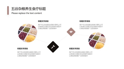 传统五谷杂粮养生食疗农产品介绍PPT模板