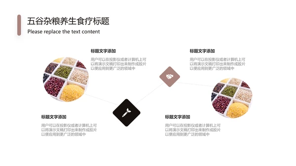 传统五谷杂粮养生食疗农产品介绍PPT模板