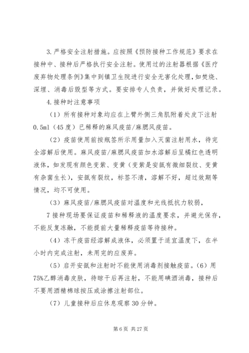 麻疹类疫苗实施方案和领导小组.docx