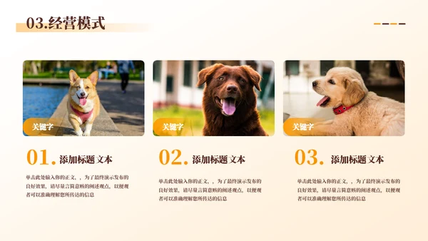 宠物代养宠物寄存商业计划书模板