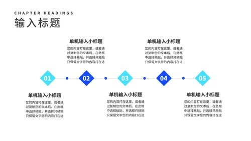 深蓝几何渐变风员工季度述职报告PPT模板