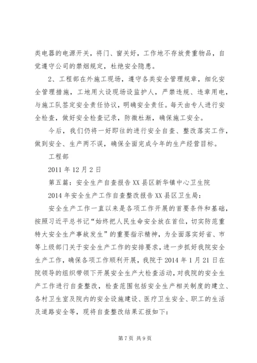 安全生产自查报告 (3).docx