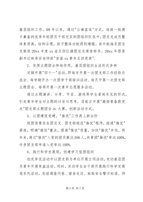 公司五四红旗团支部申报材料范文 (2).docx