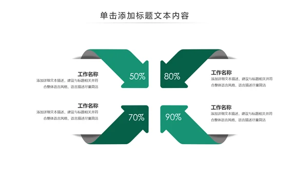 简约风中国农业银行工作总结汇报ppt模板