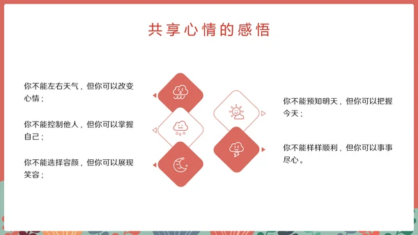 中小学心理健康情绪管理主题班会PPT模板