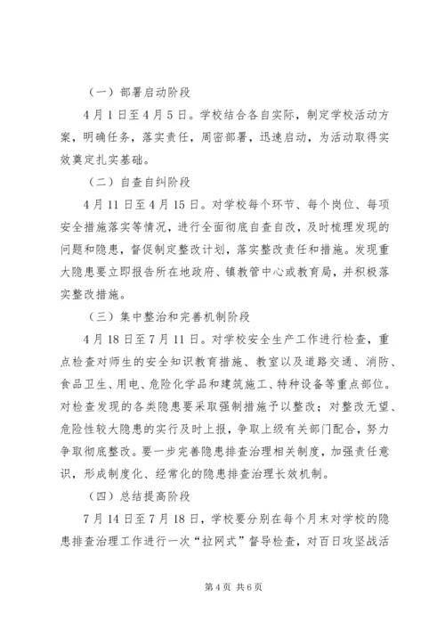 学校园安全百日攻坚行动实施方案 (5).docx