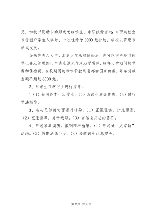 贫困户帮扶计划张木 (4).docx