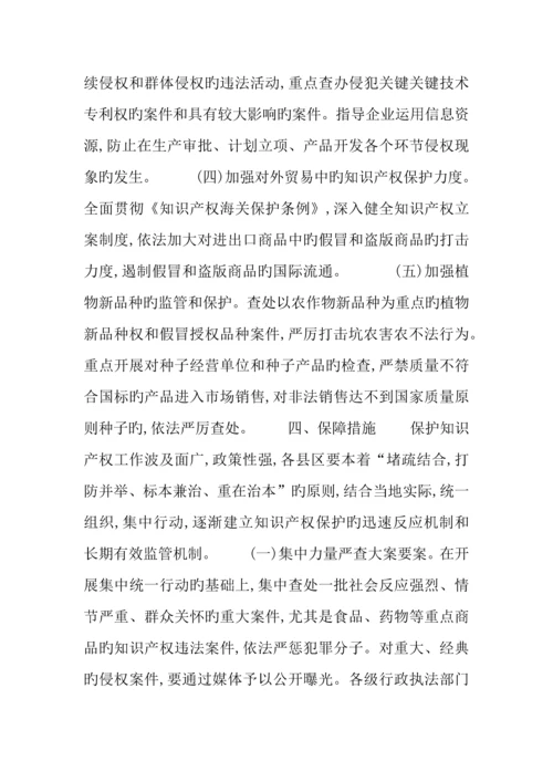 市保护知识产权专项行动方案.docx