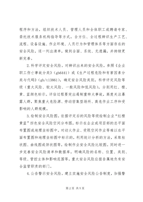 安全风险分级管控和隐患排查治理 (4).docx