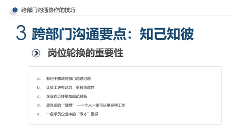 企业培训员工团队管理跨部门沟通协作PPT模板