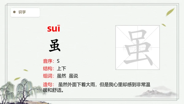 【2024秋季学期】语文二上4. 田家四季歌  生字识记  课件