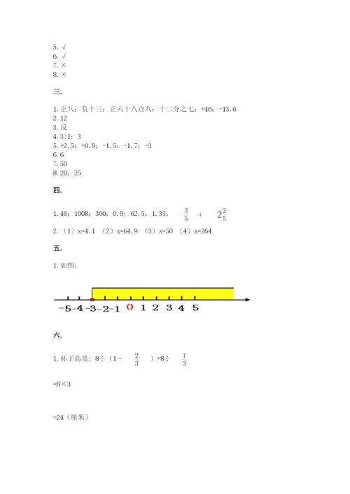 苏教版六年级数学小升初试卷精品（名师推荐）.docx