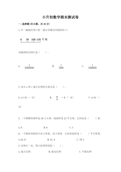 小升初数学期末测试卷【典型题】.docx