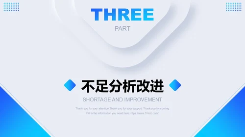 蓝色简约新拟态微粒体年度工作汇报汇报报告通用PPT模板工作总结