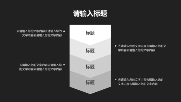 简约风黑色述职工作汇报PPT