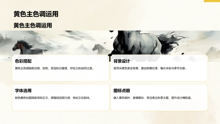 二十四节气立秋PPT模板