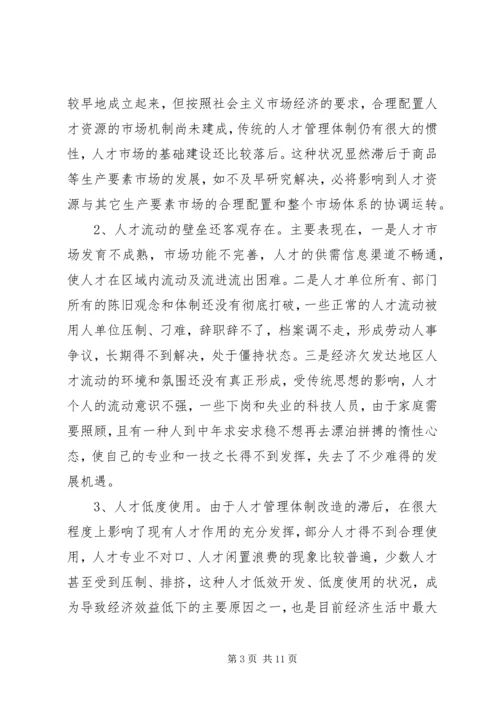 人才开发工作困境思考.docx