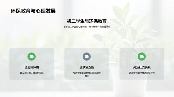 中学环保实践策略