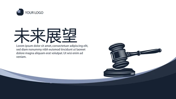 法律司法年终工作总结动态PPT
