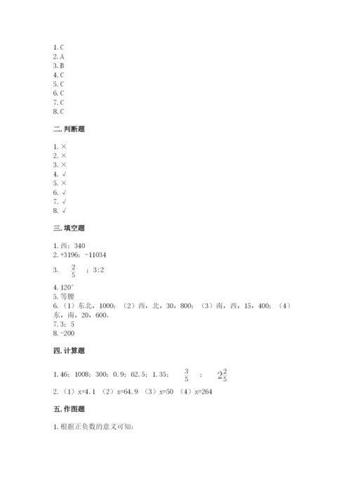 沪教版小学六年级下册数学期末综合素养测试卷【各地真题】.docx