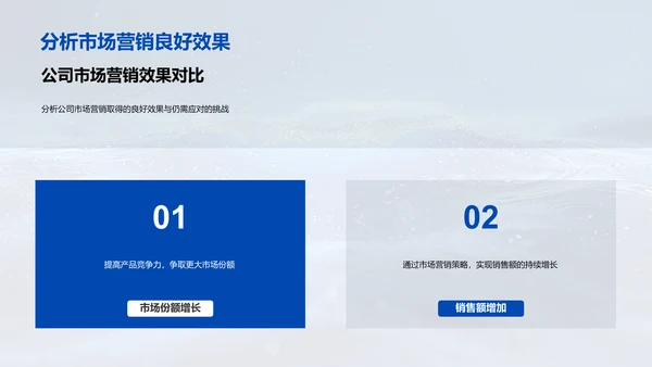 市场营销年度总结PPT模板