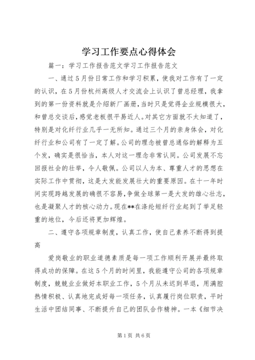 学习工作要点心得体会 (3).docx