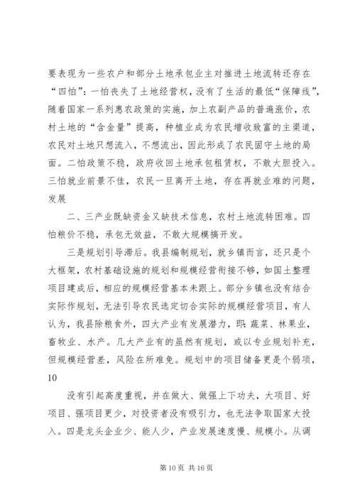 土地规模经营汇报 (4).docx