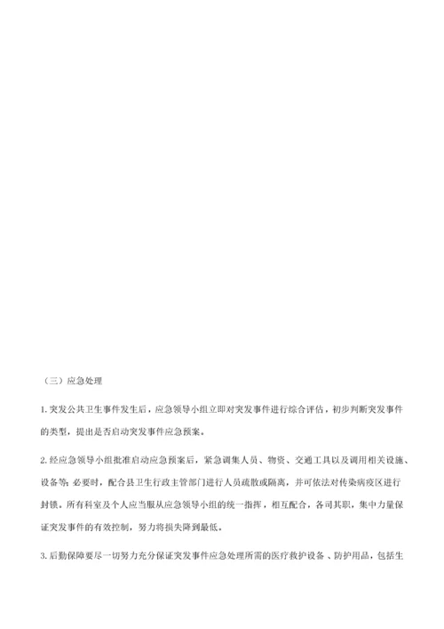 XX县人民医院应急预案汇编目录.docx