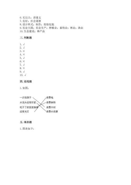2023部编版四年级下册道德与法治期末测试卷及答案（典优）.docx